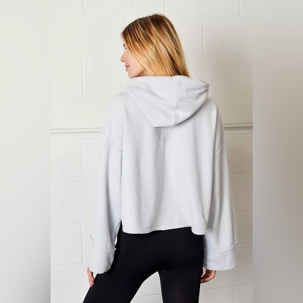 Free People Light Gray Hoodie - Picture 3 of 11